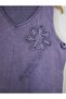 Premium Quality, Embroidery, Very Thin, 100% Cotton, No Show Through, Lycra Sleeveless Dress - 7