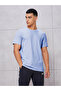 تي شيرت رجالي سادة بقصّة Slim Fit ورقبة دائرية - 4