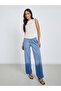 Women Cream Gathered Waist Sleeveless Top - 2