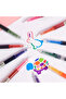 12 Pcs Quick Dry Neutral Color Ballpoint Pens - 0.5mm Needle Carbon Pen - 7