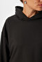 Hooded Seasonal Modal Sweatshirt Len0030 Black - 4