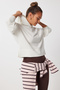 Hooded Seasonal Modal Sweatshirt Len0030 Ecru