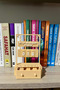 Mini Bookshelf Top Book Counter with the Books I Read This Year Printed on It - 2