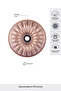 Cake Pro Lina Rosegold Casting Sliced Cake Mold 25.5 cm - 2