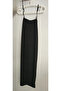 Women’s Black Open-Back Slit Dress - 5