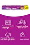 ورق طبخ مقطوع مسبقًا، مجموعة من 10 قطع مقاس 42 × 37 سم - 3