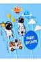 Space Themed Cake Topper with Astronaut – Galaxy Cupcake Stick |   Kapkek Planet & Star Figured Cake Decoration - 3