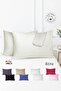 100% Cotton 2-Piece Striped Satin Pillowcase 50 X 70 cm - Ecru