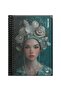 Note Persona Spiral Hard Cover 17X24 100Yp Lined Notebook - 7339