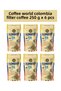 Coffee World Colombia Filter Coffee 250 Gr X 6 Pieces