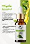 Thyme Cold Pressed 100% Pure and Natural Herbal Thyme Essential Oil 10ml - 7