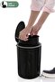 Lenox 2-Piece Bathroom Set 5 Lt Pedal Bathroom Trash Can + Toilet Brush Set - Black - 6