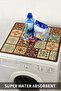 Clothes Dryer Top Organizer Mat Liquid-Proof Cover Mediterranean Mosaics - 2