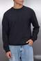 Siyah Regular/Normal Kesim İçi Polar/Sıcak Tutan Sweatshirt TMNAW21SW1208 - 7