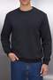 Siyah Regular/Normal Kesim İçi Polar/Sıcak Tutan Sweatshirt TMNAW21SW1208 - 3
