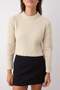 Stone Crop Soft Textured Crop/Short Knitwear Sweater Twoaw26Kz00176 - 3