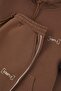 Açık Kahve Regular /Rahat Kesim Kapüşonlu Nakışlı İçi Polar Sweatshirt Eşofman Takım TMNAW24EM00000 - 9