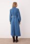 Mavi Kemer Detaylı Maxi Denim Elbise TWOAW26EL00044 - 4