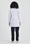 Long Sleeve White Alpaca Fabric Doctor Nurse Teacher Apron - 6