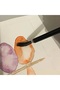 Set of Brushes Tahrir 3 Pcs, 1-2-3 Number-(China, Ceramics, Gilding, Miniature, Painting, Flower Pattern) - 4