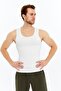 Men's Corset Undershirt Tightening Firming Belly Chest Tightening Slimming Undershirt Corset White - 5