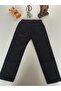Children's Canvas School Trousers Black Navy Blue Beige - 6