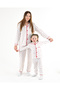 Mother Daughter Heart-Patterned Cotton Pajama Set - Matching Set (From 6 Months to 6 Years & S-M-L-XL) - 2