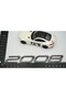 غطاء أمامي جديد لسيارة بيجو 2008 باللون الرمادي الداكن بشعار ABS - 2