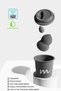 Makeup Sponge Foundation Non-Absorbent Sponge Coffee Cup Hygienic Gray 1 Pro 1 Mini - 2