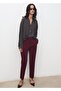 Straight-Cut Fabric Trousers - 7