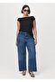 Catherin High Waisted Culotte Jean Pants - 8