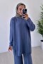 Anje Tesettür Knitwear Tunic - Blue