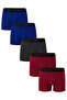 Men's 5-Piece Cotton Combed Modal Boxers with Elastic Waist