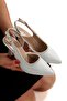 Tonnyy Silver Color Stone Stiletto Side Open Heeled Evening Dress Shoes