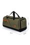 Taliveva Khaki Shoe Compartment Large Size Unisex Sports Fitness and Travel Bag with Thermos - 3