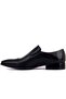 Fosco - Black Leather Laceless Men's Classic Shoes 290-3015 - 3