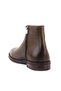 - Brown Leather Zippered Eva Sole Men's Boots 102-3513-115584 - 4