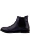- Navy Blue Leather Eva Sole Men's Boots 102-3624-081155 - 3