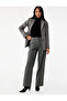 Pleat Detailed Wide Leg Fabric Trousers with Pockets - 2