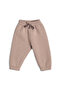 Baby Thick Cotton Pocketless Jogger Pants - Sand Beige - 3