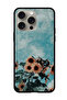 Protective Case Anti Scratch Shock Proof Bumper Cover For iPhone 15 Pro Max Sunflower