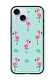 Protective Case Anti Scratch Shock Proof Bumper Cover For iPhone 15 Plus Flamingo Pattern