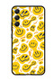 Protective Case Anti Scratch Shock Proof Bumper Cover For Samsung Galaxy M34 5G Smileys Yellow