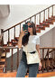Women's Gold Accessory Detail Three-Compartment Design Hand and Shoulder Bag with Removable Makeup Bag Roma - 4
