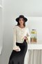 Spanish Sleeve Boat Neck Knitwear Cardigan Aw25Hi0003