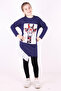 Girl's Giraffe Printed Dress - 4