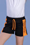 Girl's Creativ Embroidered Shorts with Garnish on Both Sides - 3