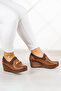 Catherine Tan Genuine Leather Wedge Heeled Stretch Casual Shoes - 3