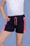Girl's Creativ Embroidered Shorts with Garnish on Both Sides - 3