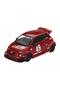 963 Abarth 595 Lb-Works X Abas Works موديل سيارة أحمر 1/64 - 2